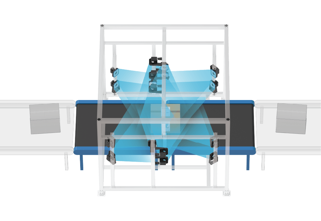 대형 소포 6면 바코드 스캐닝 터널 - 동적 6면 인식